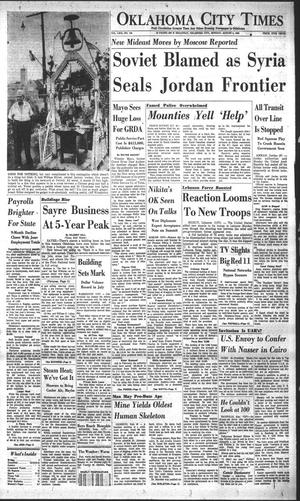 Oklahoma City Times (Oklahoma City, Okla.), Vol. 69, No. 152, Ed. 4 Monday, August 4, 1958