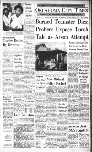 Oklahoma City Times (Oklahoma City, Okla.), Vol. 69, No. 155, Ed. 2 Thursday, August 7, 1958
