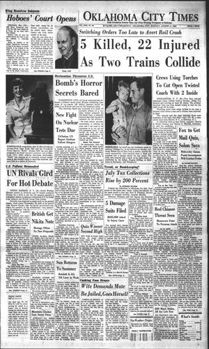 Oklahoma City Times (Oklahoma City, Okla.), Vol. 69, No. 158, Ed. 4 Monday, August 11, 1958