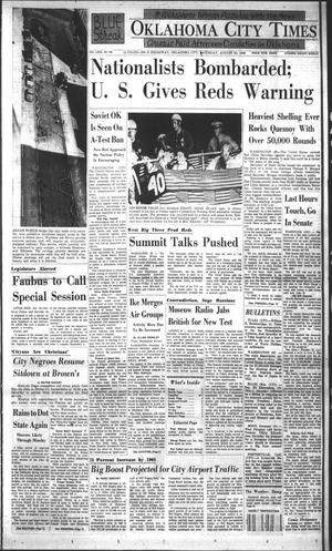Oklahoma City Times (Oklahoma City, Okla.), Vol. 69, No. 169, Ed. 2 Saturday, August 23, 1958