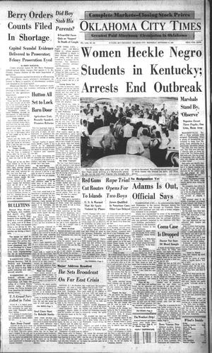 Oklahoma City Times (Oklahoma City, Okla.), Vol. 69, No. 184, Ed. 2 Wednesday, September 10, 1958