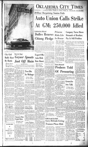 Oklahoma City Times (Oklahoma City, Okla.), Vol. 69, No. 203, Ed. 1 Thursday, October 2, 1958