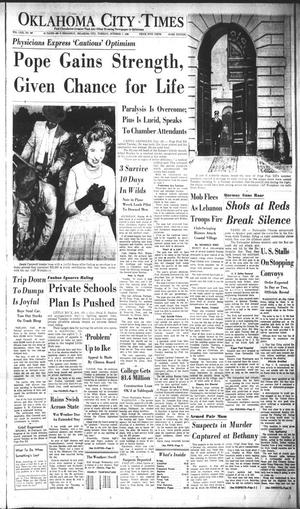 Oklahoma City Times (Oklahoma City, Okla.), Vol. 69, No. 207, Ed. 3 Tuesday, October 7, 1958