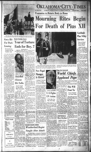 Oklahoma City Times (Oklahoma City, Okla.), Vol. 69, No. 209, Ed. 3 Thursday, October 9, 1958