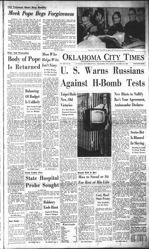 Oklahoma City Times (Oklahoma City, Okla.), Vol. 69, No. 210, Ed. 4 Friday, October 10, 1958