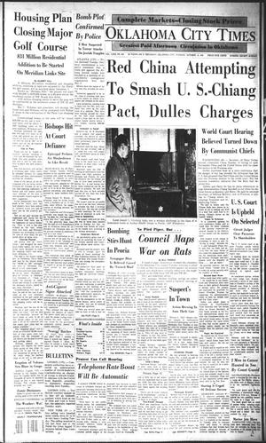 Oklahoma City Times (Oklahoma City, Okla.), Vol. 69, No. 213, Ed. 2 Tuesday, October 14, 1958