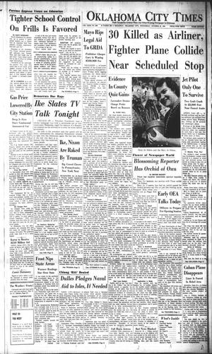 Oklahoma City Times (Oklahoma City, Okla.), Vol. 69, No. 220, Ed. 3 Wednesday, October 22, 1958