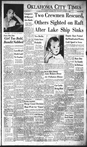Oklahoma City Times (Oklahoma City, Okla.), Vol. 69, No. 244, Ed. 4 Wednesday, November 19, 1958