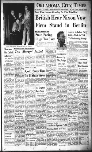 Oklahoma City Times (Oklahoma City, Okla.), Vol. 69, No. 249, Ed. 1 Tuesday, November 25, 1958