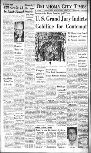 Oklahoma City Times (Oklahoma City, Okla.), Vol. 69, No. 261, Ed. 3 Tuesday, December 9, 1958