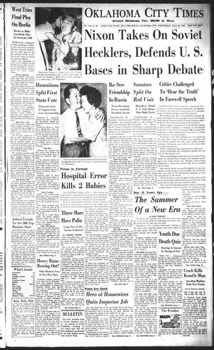 Oklahoma City Times (Oklahoma City, Okla.), Vol. 70, No. 146, Ed. 4 Wednesday, July 29, 1959