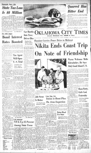 Oklahoma City Times (Oklahoma City, Okla.), Vol. 70, No. 193, Ed. 4 Tuesday, September 22, 1959