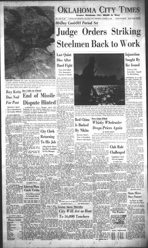 Oklahoma City Times (Oklahoma City, Okla.), Vol. 70, No. 218, Ed. 1 Wednesday, October 21, 1959