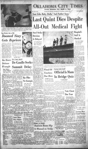 Oklahoma City Times (Oklahoma City, Okla.), Vol. 70, No. 218, Ed. 4 Wednesday, October 21, 1959