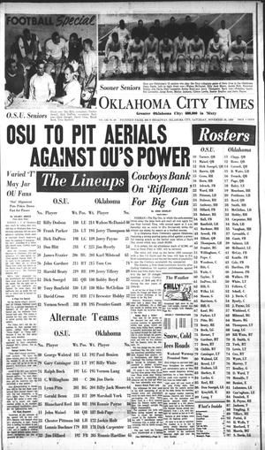 Primary view of object titled 'Oklahoma City Times (Oklahoma City, Okla.), Vol. 70, No. 251, Ed. 3 Saturday, November 28, 1959'.