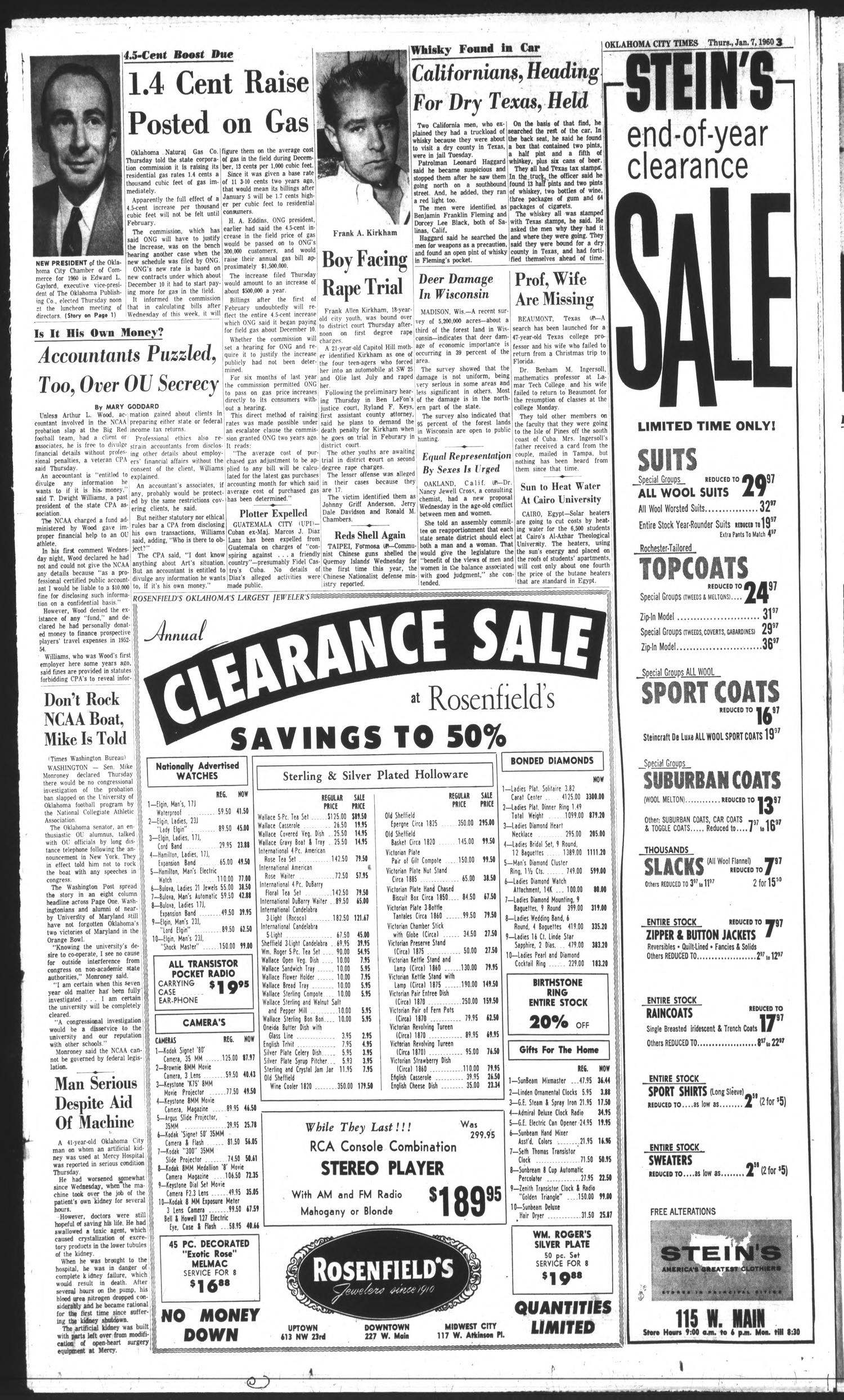 Oklahoma City Times (Oklahoma City, Okla.), Vol. 70, No. 285, Ed. 2 Thursday, January 7, 1960
                                                
                                                    [Sequence #]: 2 of 13
                                                
