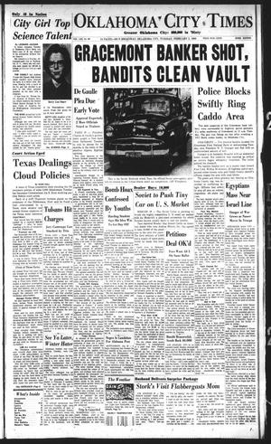 Oklahoma City Times (Oklahoma City, Okla.), Vol. 70, No. 307, Ed. 3 Tuesday, February 2, 1960