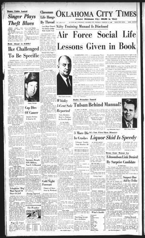 Oklahoma City Times (Oklahoma City, Okla.), Vol. 71, No. 8, Ed. 3 Thursday, February 18, 1960