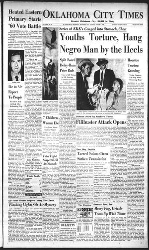 Oklahoma City Times (Oklahoma City, Okla.), Vol. 71, No. 24, Ed. 4 Tuesday, March 8, 1960