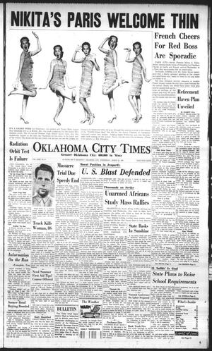Oklahoma City Times (Oklahoma City, Okla.), Vol. 71, No. 37, Ed. 2 Wednesday, March 23, 1960
