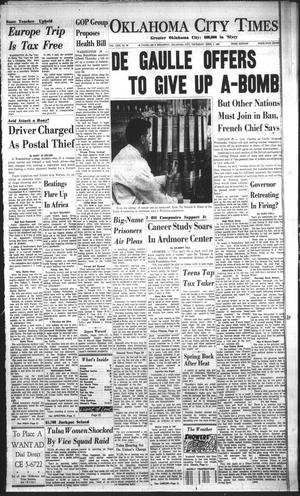 Oklahoma City Times (Oklahoma City, Okla.), Vol. 71, No. 50, Ed. 3 Thursday, April 7, 1960
