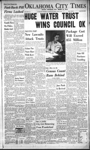 Oklahoma City Times (Oklahoma City, Okla.), Vol. 71, No. 54, Ed. 3 Tuesday, April 12, 1960