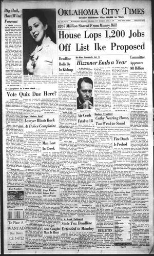 Oklahoma City Times (Oklahoma City, Okla.), Vol. 71, No. 56, Ed. 1 Thursday, April 14, 1960