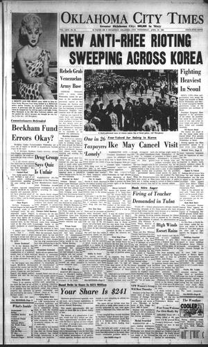 Oklahoma City Times (Oklahoma City, Okla.), Vol. 71, No. 61, Ed. 2 Wednesday, April 20, 1960