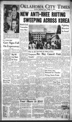 Oklahoma City Times (Oklahoma City, Okla.), Vol. 71, No. 61, Ed. 3 Wednesday, April 20, 1960