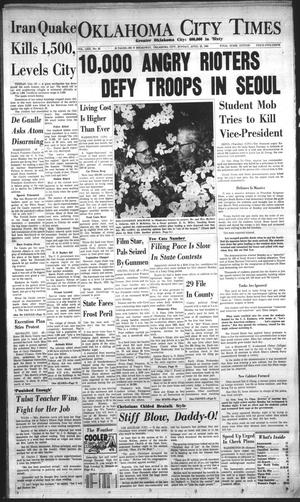 Oklahoma City Times (Oklahoma City, Okla.), Vol. 71, No. 65, Ed. 1 Monday, April 25, 1960