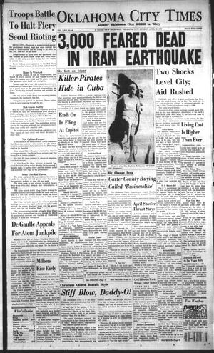 Oklahoma City Times (Oklahoma City, Okla.), Vol. 71, No. 65, Ed. 2 Monday, April 25, 1960