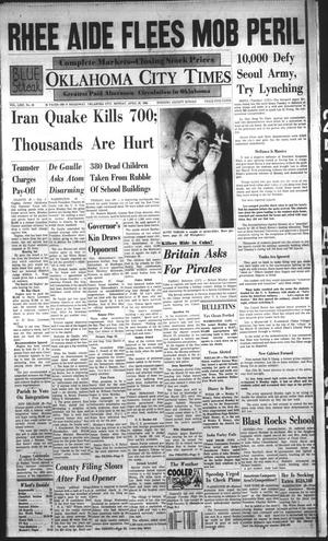 Oklahoma City Times (Oklahoma City, Okla.), Vol. 71, No. 65, Ed. 4 Monday, April 25, 1960