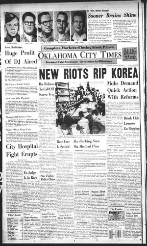 Oklahoma City Times (Oklahoma City, Okla.), Vol. 71, No. 67, Ed. 4 Wednesday, April 27, 1960