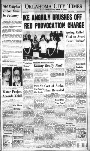 Oklahoma City Times (Oklahoma City, Okla.), Vol. 71, No. 79, Ed. 3 Wednesday, May 11, 1960