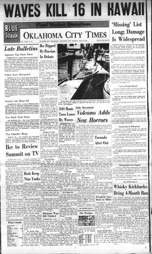 Oklahoma City Times (Oklahoma City, Okla.), Vol. 71, No. 89, Ed. 4 Monday, May 23, 1960