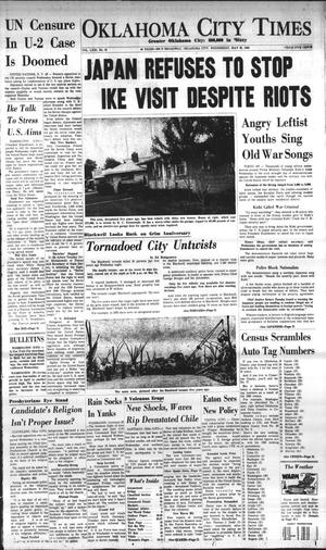 Primary view of object titled 'Oklahoma City Times (Oklahoma City, Okla.), Vol. 71, No. 91, Ed. 2 Wednesday, May 25, 1960'.