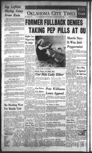 Oklahoma City Times (Oklahoma City, Okla.), Vol. 71, No. 107, Ed. 4 Monday, June 13, 1960