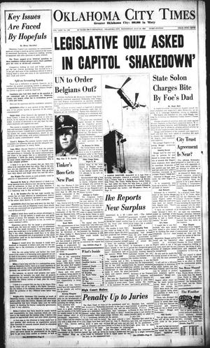 Oklahoma City Times (Oklahoma City, Okla.), Vol. 71, No. 139, Ed. 3 Wednesday, July 20, 1960