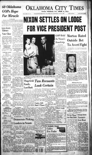 Oklahoma City Times (Oklahoma City, Okla.), Vol. 71, No. 145, Ed. 3 Wednesday, July 27, 1960