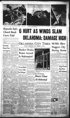 Primary view of object titled 'Oklahoma City Times (Oklahoma City, Okla.), Vol. 71, No. 148, Ed. 2 Saturday, July 30, 1960'.