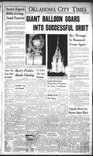 Oklahoma City Times (Oklahoma City, Okla.), Vol. 71, No. 159, Ed. 2 Friday, August 12, 1960