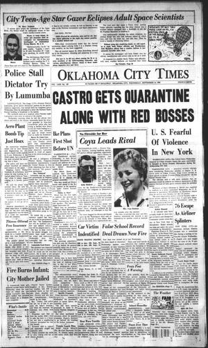 Oklahoma City Times (Oklahoma City, Okla.), Vol. 71, No. 187, Ed. 1 Wednesday, September 14, 1960