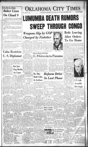 Oklahoma City Times (Oklahoma City, Okla.), Vol. 71, No. 190, Ed. 2 Saturday, September 17, 1960
