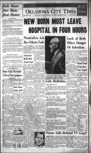 Oklahoma City Times (Oklahoma City, Okla.), Vol. 71, No. 201, Ed. 4 Friday, September 30, 1960