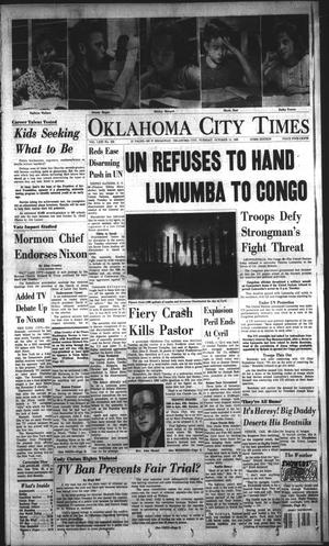 Oklahoma City Times (Oklahoma City, Okla.), Vol. 71, No. 210, Ed. 2 Tuesday, October 11, 1960