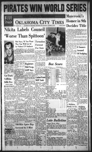 Oklahoma City Times (Oklahoma City, Okla.), Vol. 71, No. 212, Ed. 3 Thursday, October 13, 1960