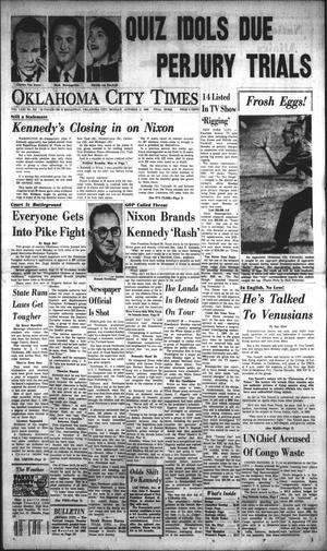 Oklahoma City Times (Oklahoma City, Okla.), Vol. 71, No. 215, Ed. 1 Monday, October 17, 1960