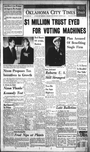 Oklahoma City Times (Oklahoma City, Okla.), Vol. 71, No. 218, Ed. 3 Thursday, October 20, 1960
