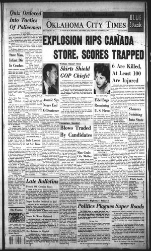Oklahoma City Times (Oklahoma City, Okla.), Vol. 71, No. 222, Ed. 3 Tuesday, October 25, 1960