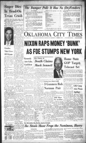 Oklahoma City Times (Oklahoma City, Okla.), Vol. 71, No. 232, Ed. 1 Saturday, November 5, 1960